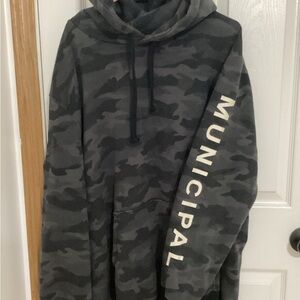 Men's Camouflage Hoodie - Mark Wahlberg MUNICIPAL 3XL